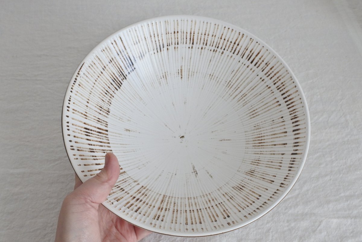 画像5: 千段 8寸めん鉢 錆粉引 (5)