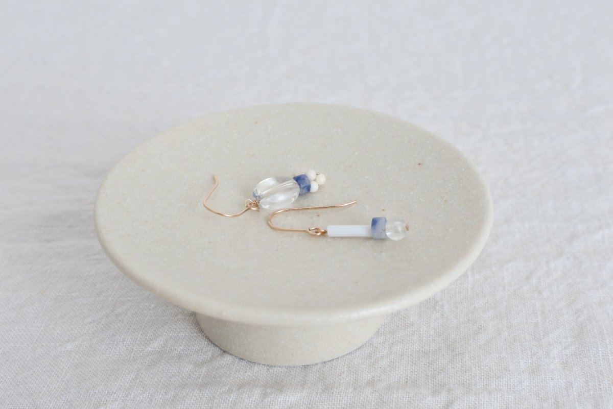 画像6: 粉引高台小皿 (6)