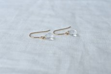 画像3: 耳飾り × ハンカチ gift set - しずく（クリアカラー） (3)