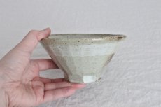 画像1: 雪一蹟 八角4.8寸飯碗 (1)