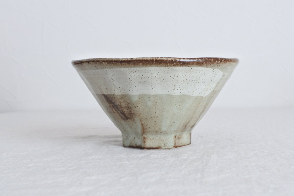 画像2: 雪一蹟 八角4.8寸飯碗 (2)